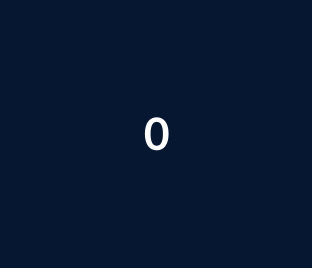 Example of a widget using the useInterval hook to count upwards